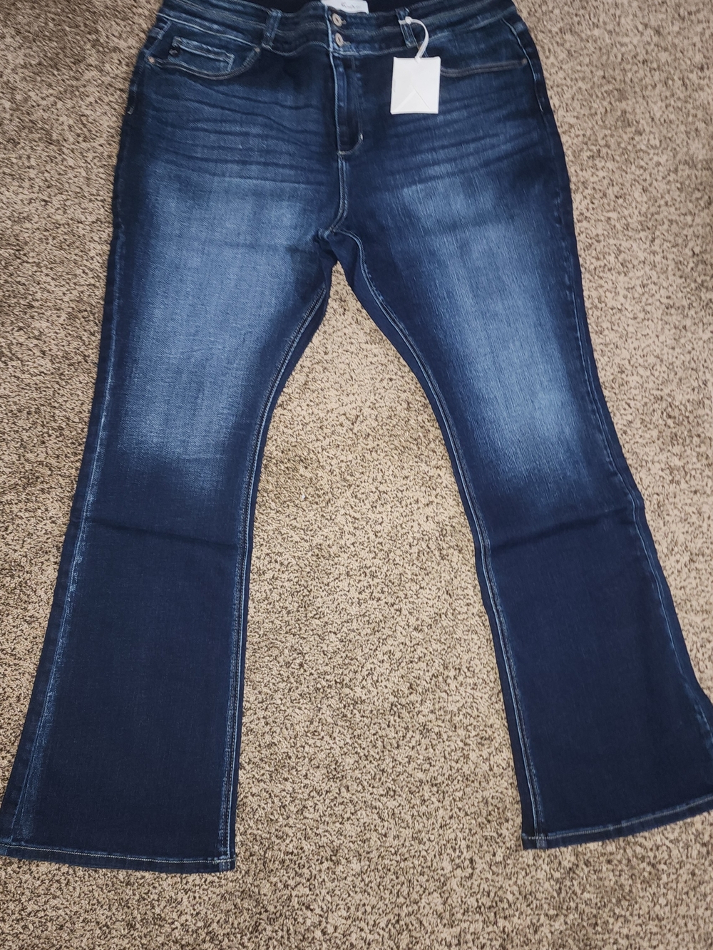 KanCan Dark Blue Flare Jeans